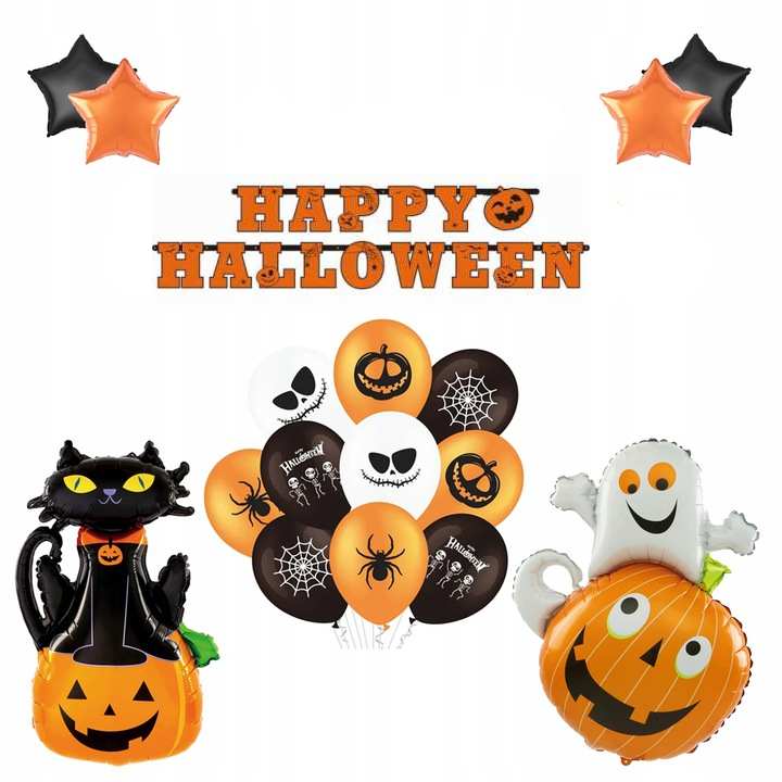 

Wielki Zestaw na Halloween Dekoracje Ozdoby