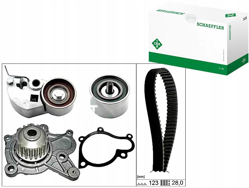 INA530 0542 30 Rozvodová Sada Hyundai Accent, San Asistent řidiče #33