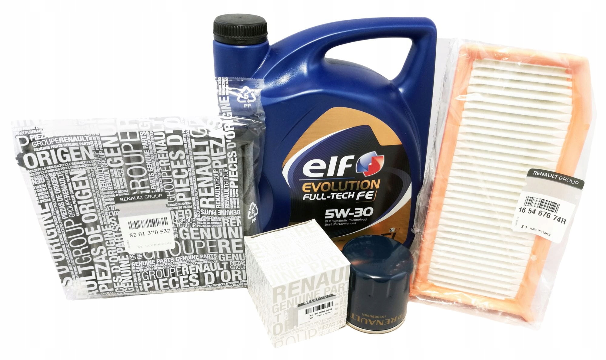 ZESTAW FILTRÓW OLEJ DACIA DUSTER 1.5 DCI 110KM ORG