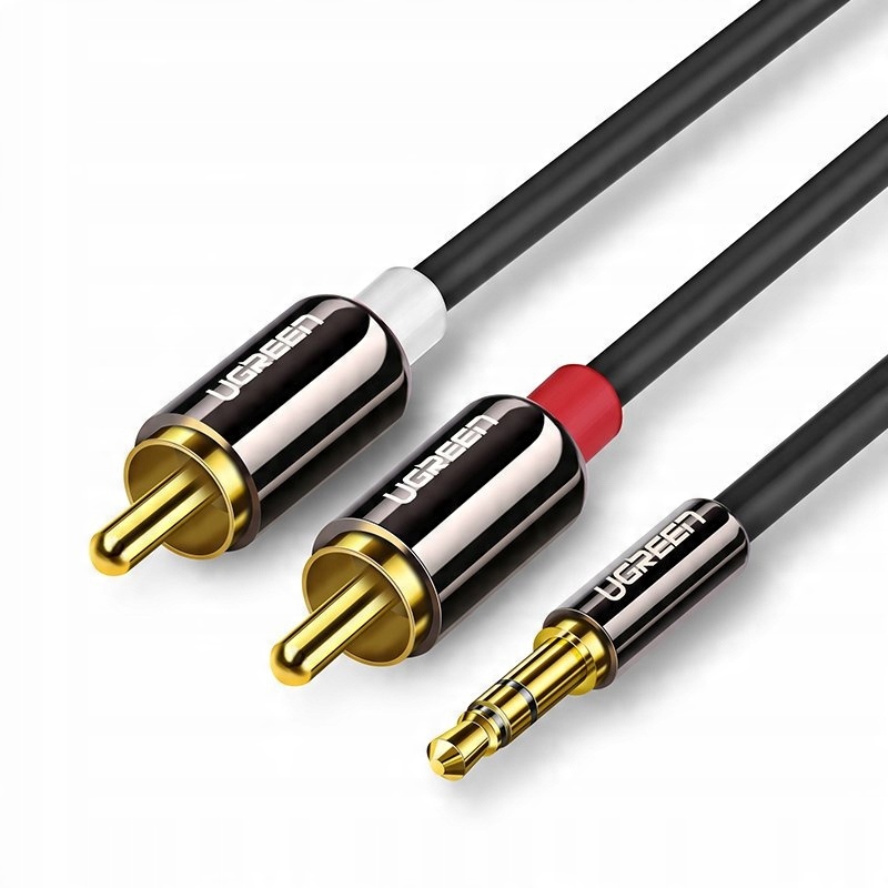 

Kabel audio Ugreen 3,5mm mini jack 2RCA 3m cinch