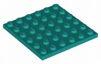 

Lego Płytka 6x6 Ciemno Turkusowa (3958/6251830)
