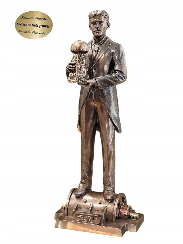 Figúrka Nikola Tesla Geniálny Inžinier Vynálezca Darček Polytechnika