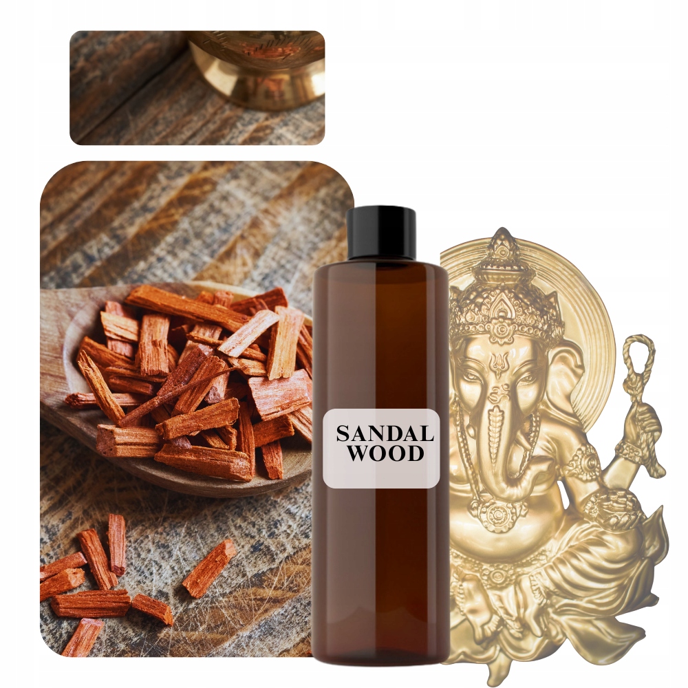 Levně Olej do difuzéru Sandálové dřevo 100 ml Příjemná orientální vůně