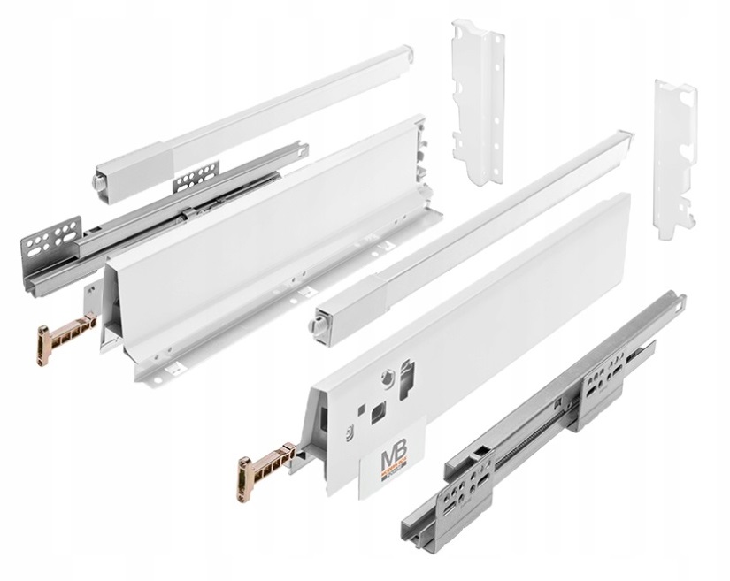 Gtv Szuflada Modern Box L-400 Wysoka H-210 Biała PB-KW-KPL400C1