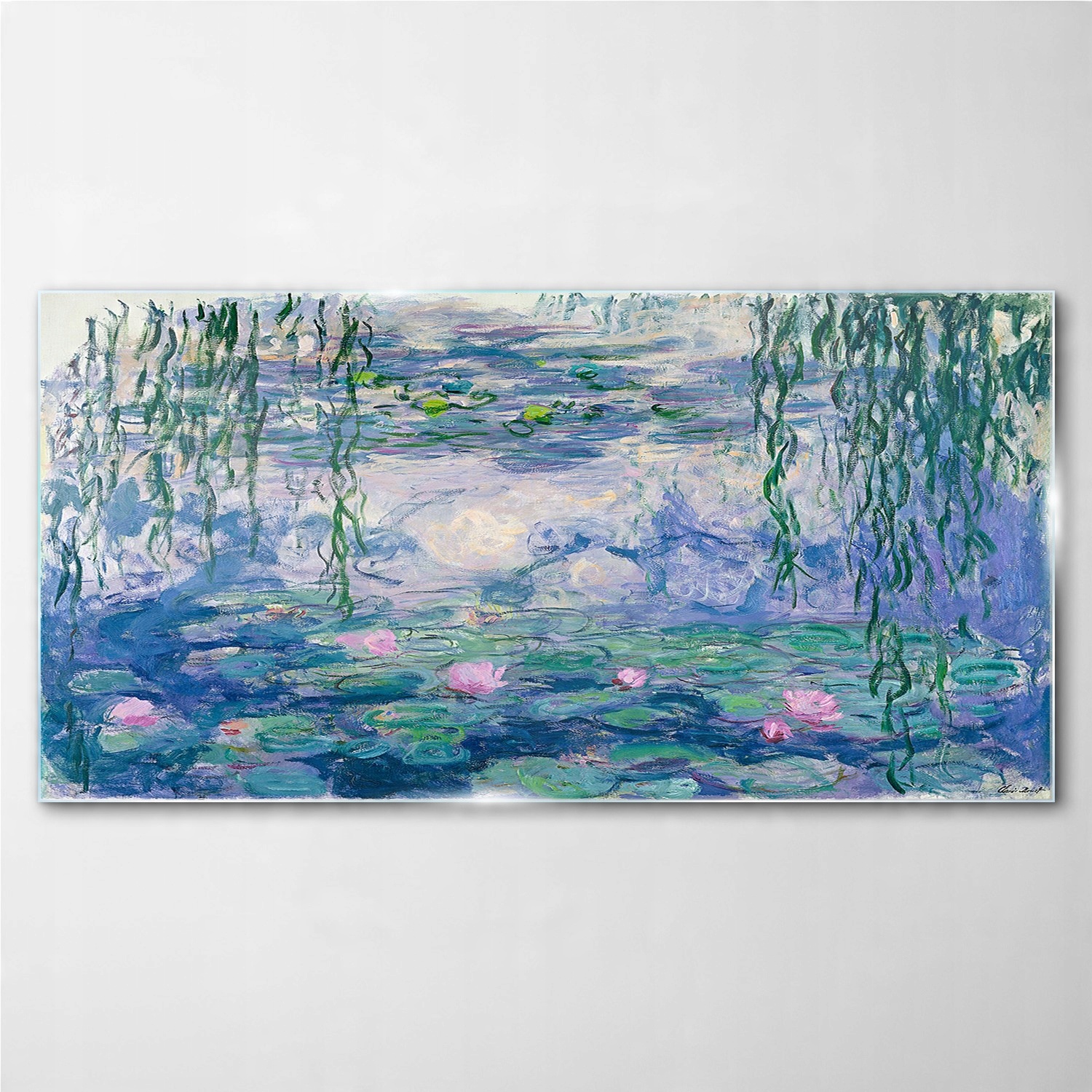 

Obraz na ścianę szklany Woda lilie Monet 140x70 cm