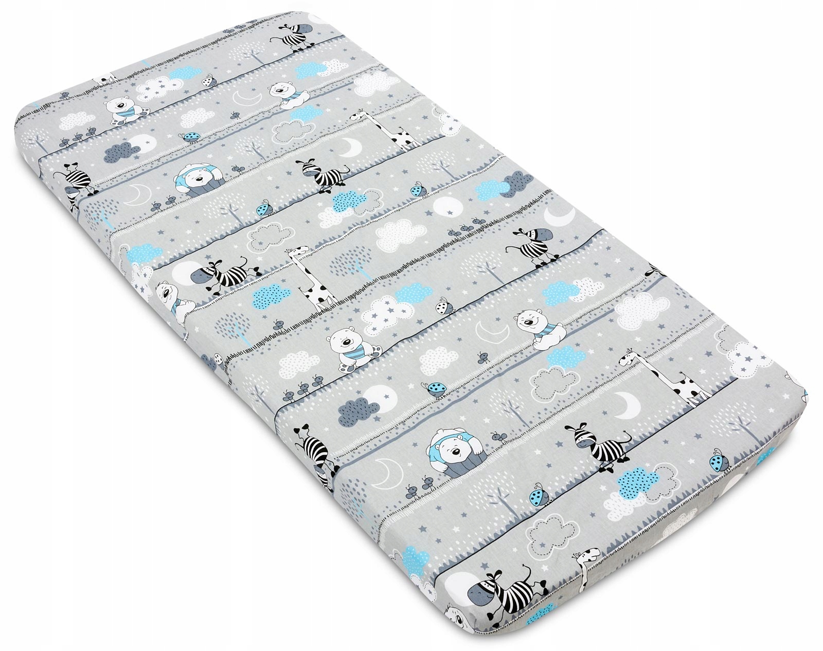 

Jukki Prześcieradło bawełniane z gumką 140x70cm