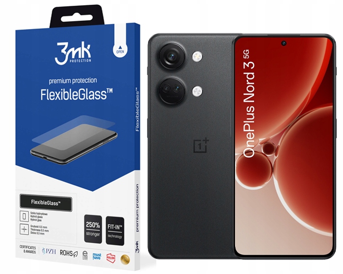 Flexibilní hybridní Sklo 3MK pro OnePlus Nord 3 5G