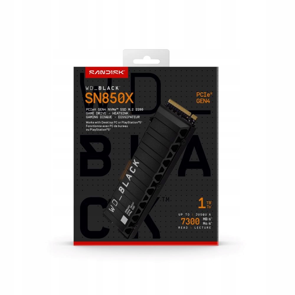 Wd Black SN850X 1TB, WDS100T2XHE