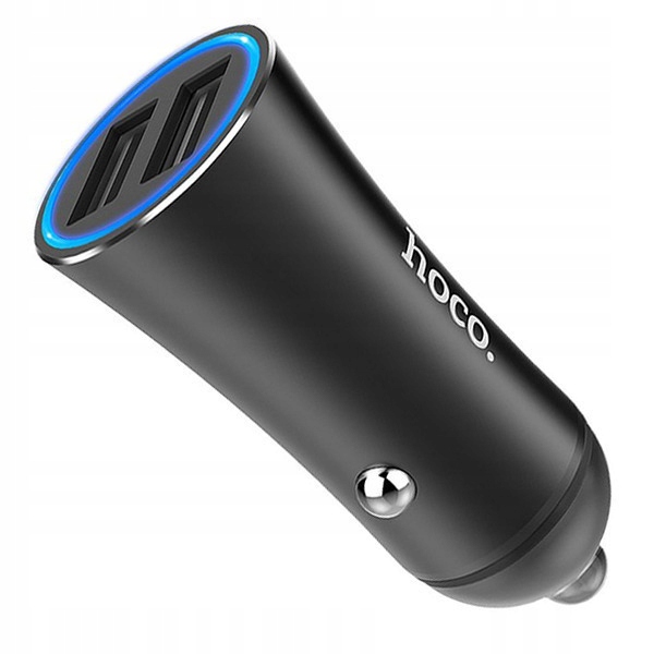 

Hoco Z30 Ładowarka Samochodowa 2x Wejscie Usb 3.1A