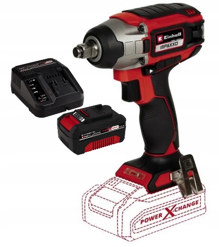 Einhell Rázový Uťahovák Impaxxo 18/230 Sada 4,0AH