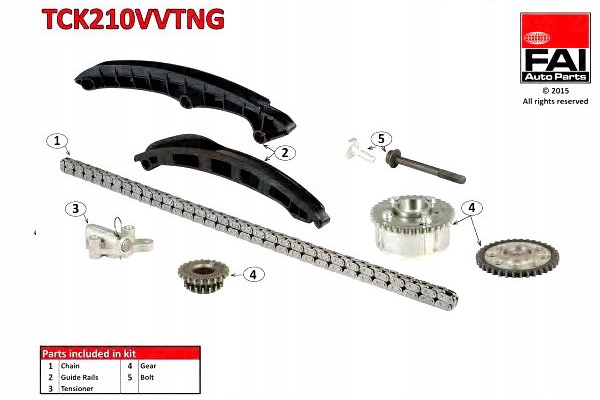 FAI ZESTAW ŁAŃCUCHA ROZRZĄDU VW FAI AutoParts Producent części FAI AutoParts