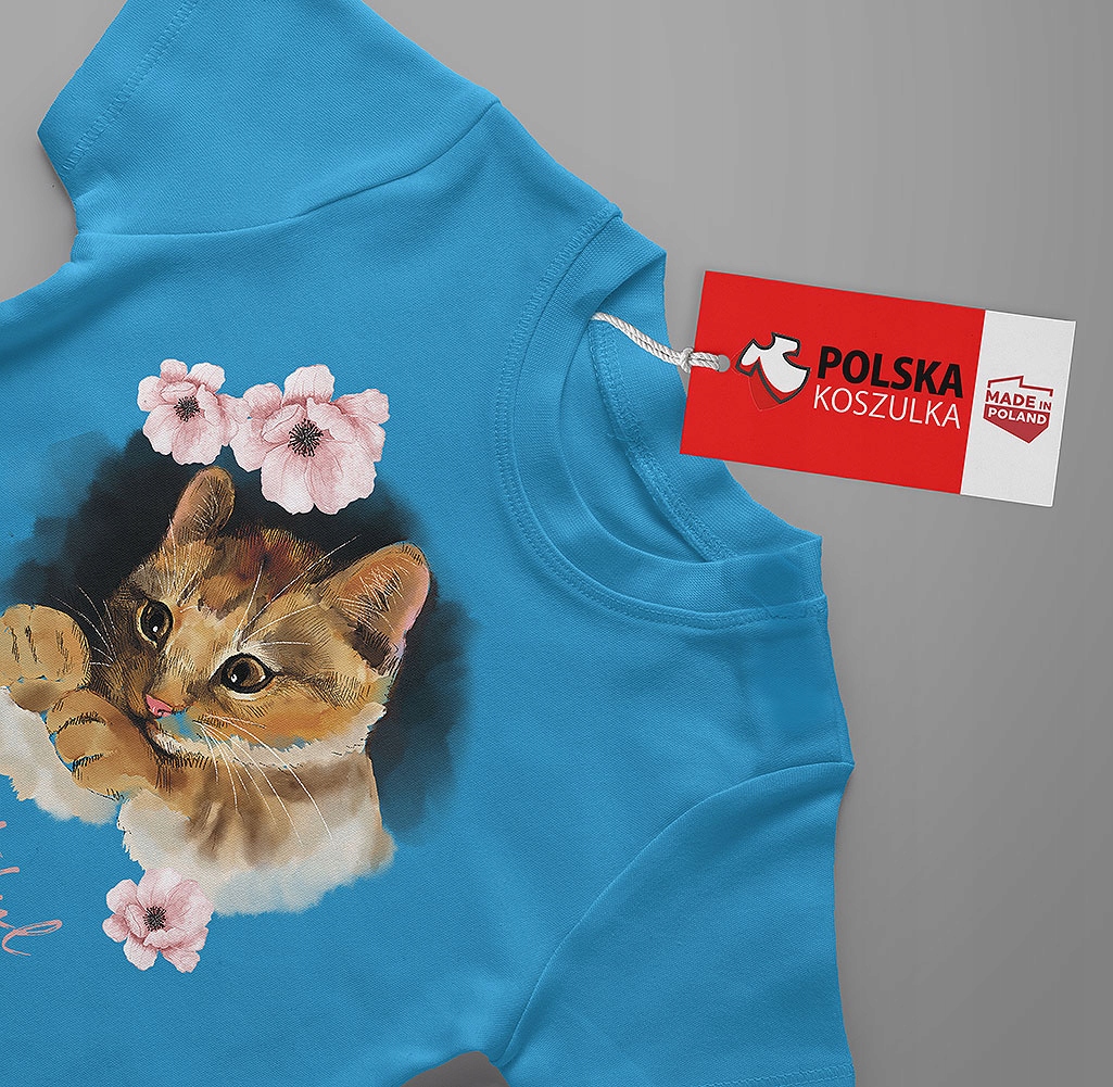 T-SHIRT KOSZULKA DLA DZIECKA KOTY KOTKI 116 SUPER JAKOŚĆ Tematyka, motyw Bluzaka Z Krótkim Rękawem Na WF Sportowa Młodzieżowa Z Nadrukiem Wzory Dziecięca Dla Chłopaca Dziewczynki Prezent