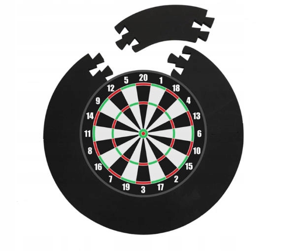 Osłona Ochronna Do Tarczy Rzutek Dart Czarny Odłączany