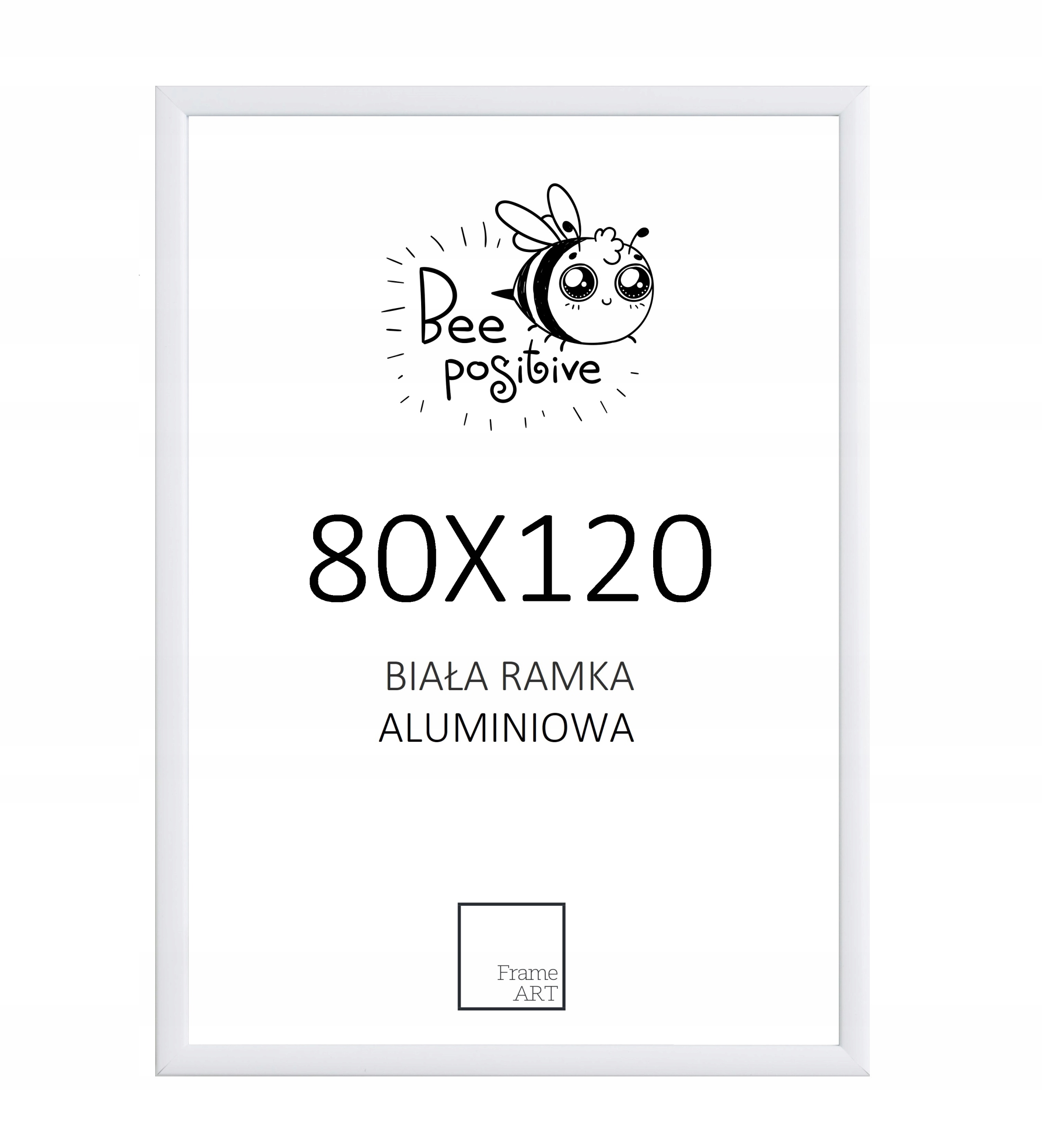 

Biała Rama Aluminiowa 80x120 Puzzle Plakat Zdjęci