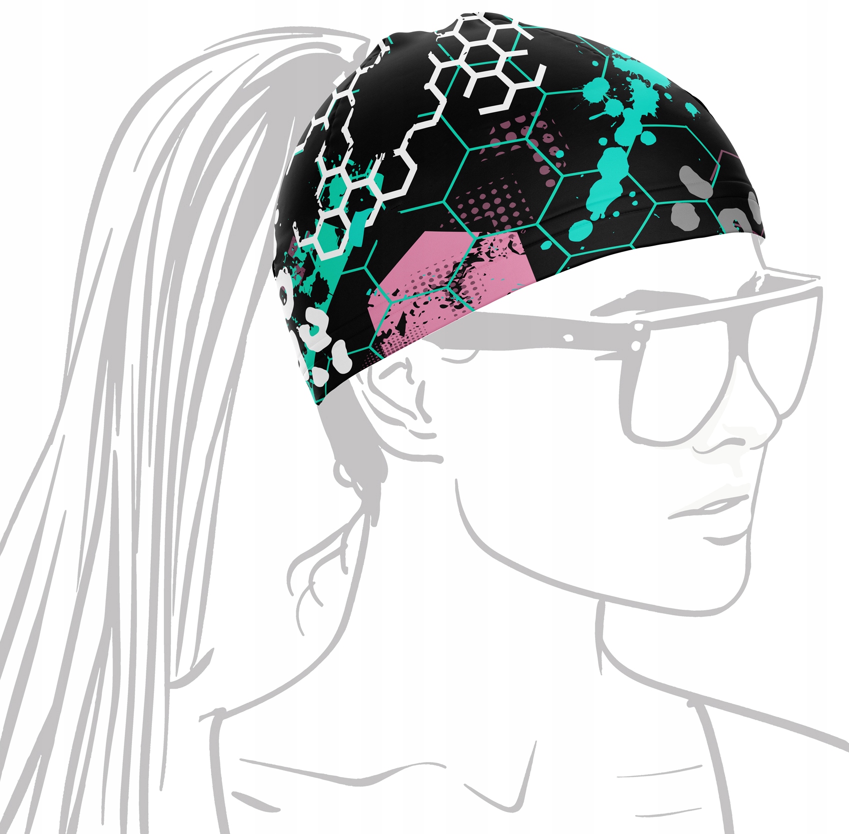 

Czapka Termoaktywna Sportowa z Otworem na Kucyk