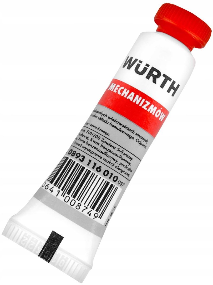 

Wurth Smar Do Hamulców Zacisków Tłoczków Prowadnic