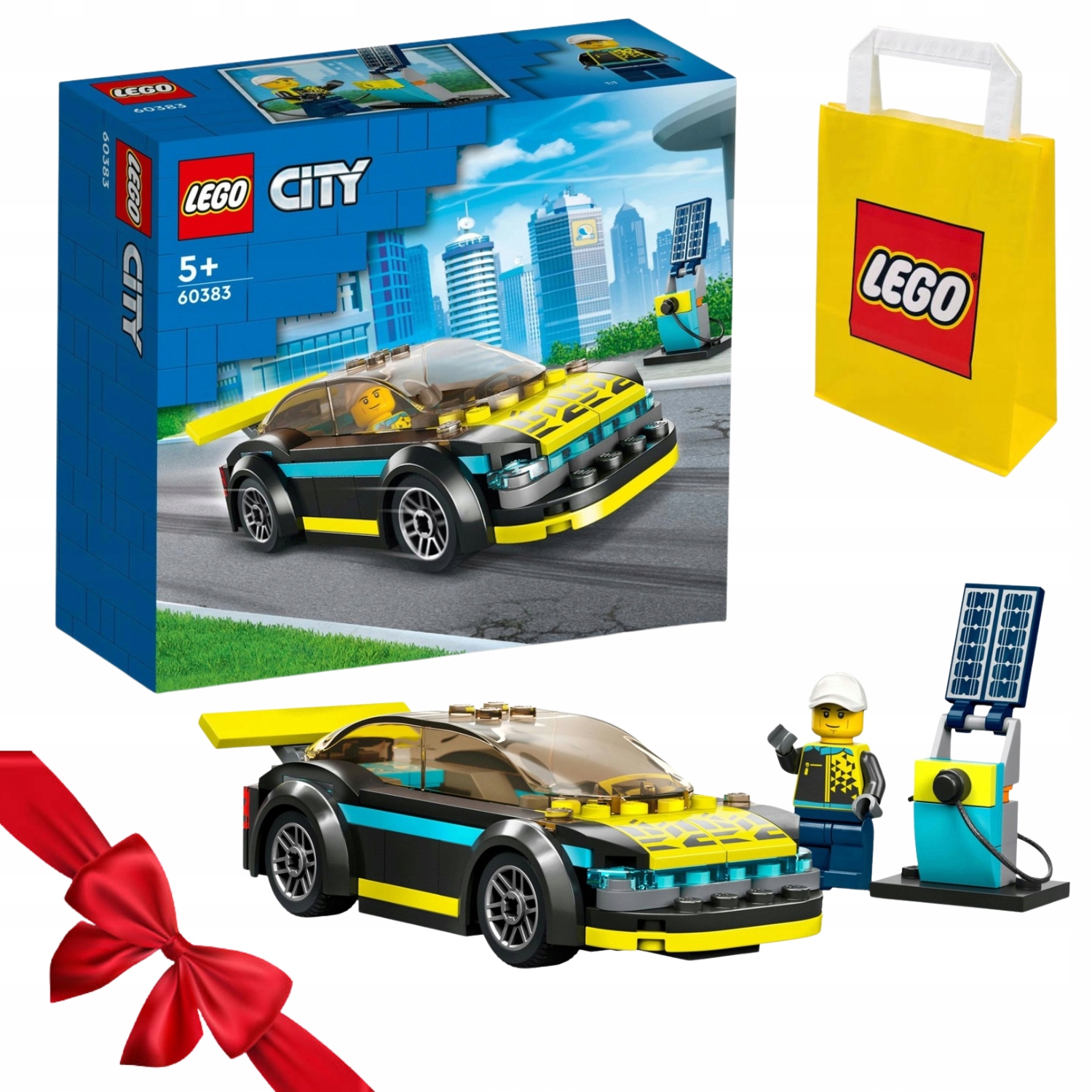 Zestaw Klocków Lego City 60383 Elektryczny Samochód Sportowy