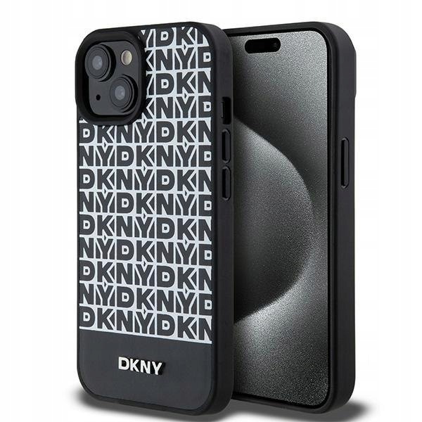 Dkny DKHMP15SPSOSPK iPhone 15 14 136.1" czarny/black hardcase Leat