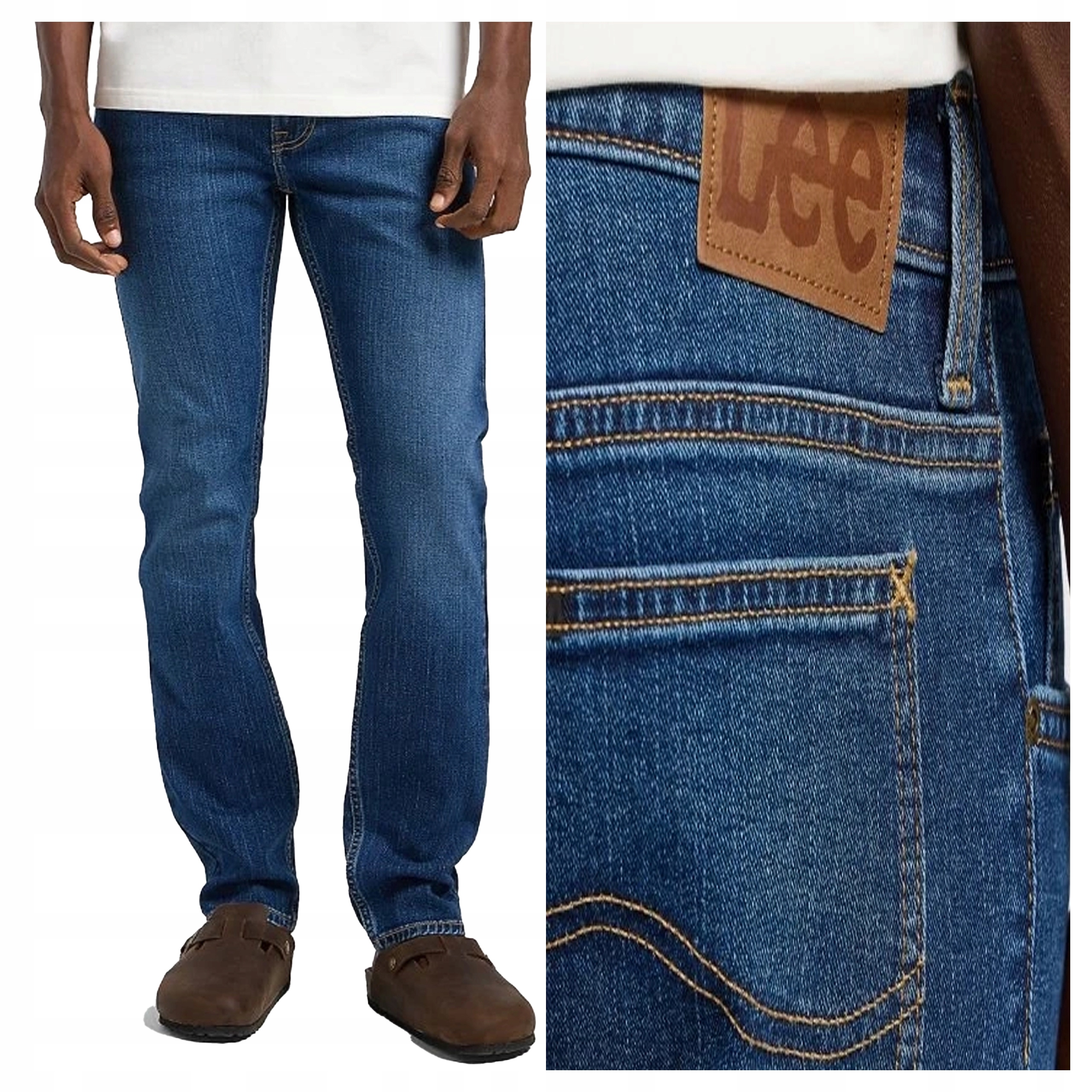 Lee Rider W34 L32 Pánské džínové kalhoty džíny Přiléhavé