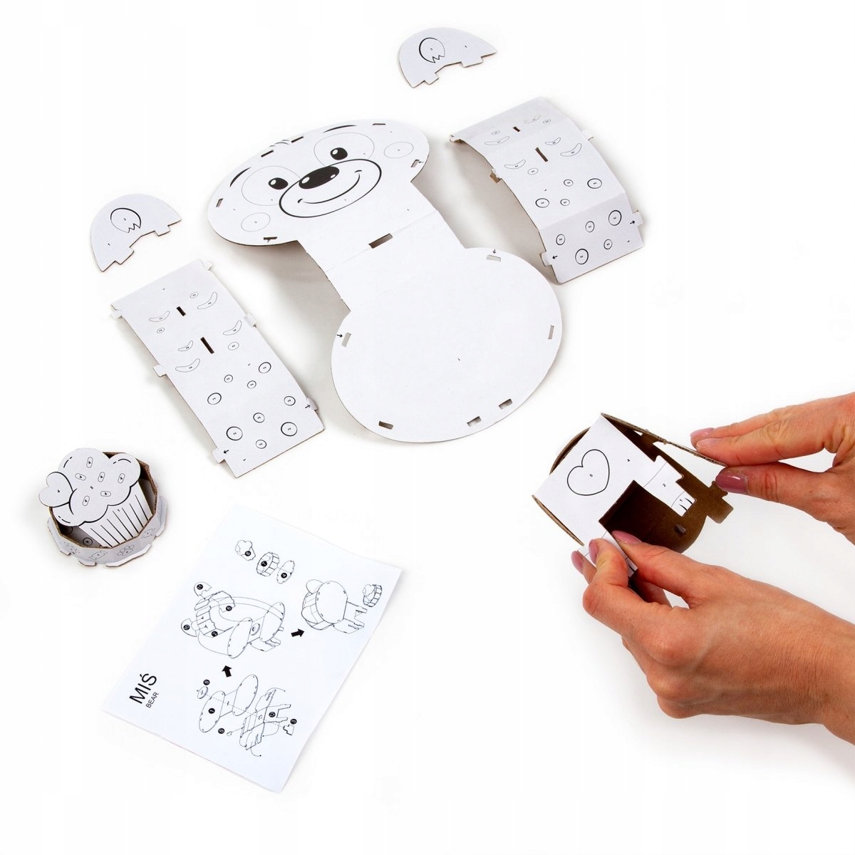 Figurka 3D malowanie po numerach MIŚ Kidea (F3DMNMKA) Płeć chłopcy dziewczynki