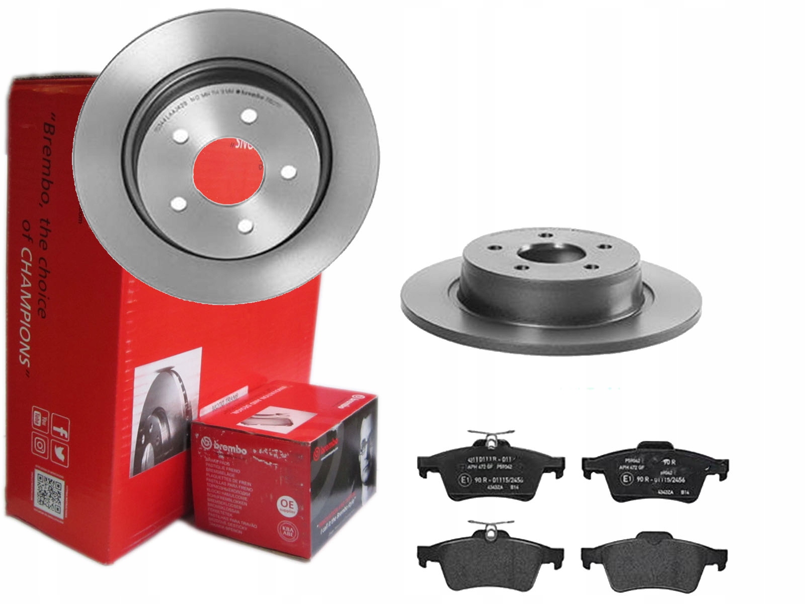 

Tarcze Klocki Brembo Tył Ford C-max II Kuga II 280