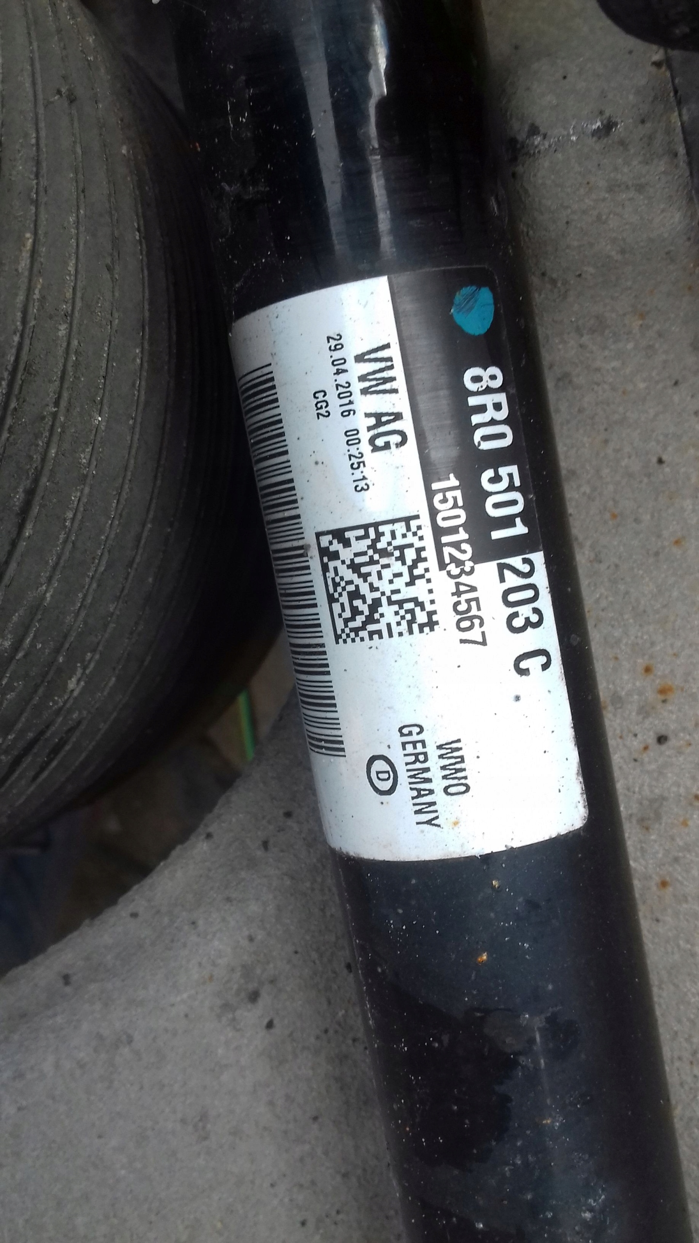 поворотный кулак, цапфа зад Audi A6 C7 4g0616031ad