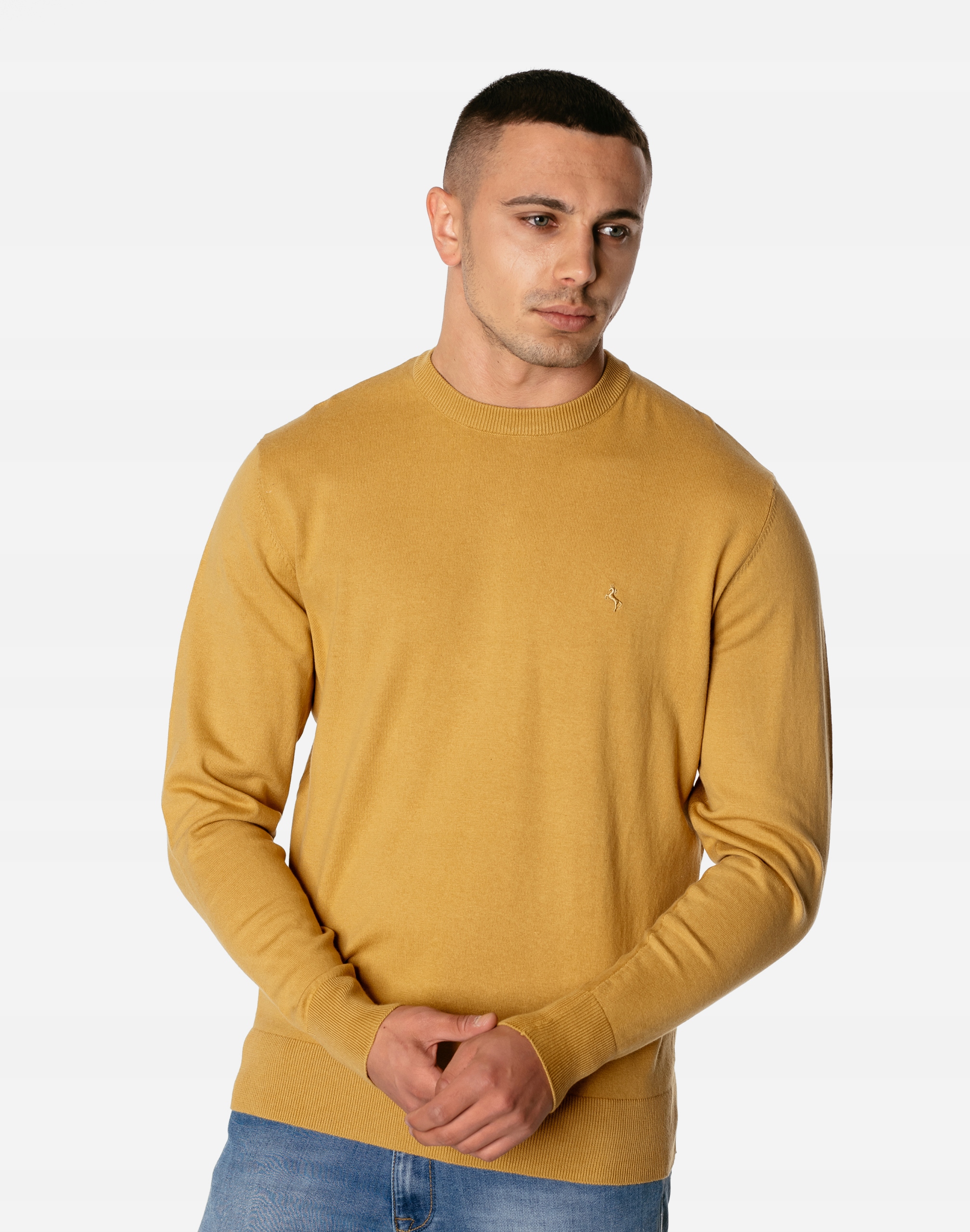 Cienki Sweterek Sweter Męski Półgolf S4S YTFC02 L Marka Megitarnow