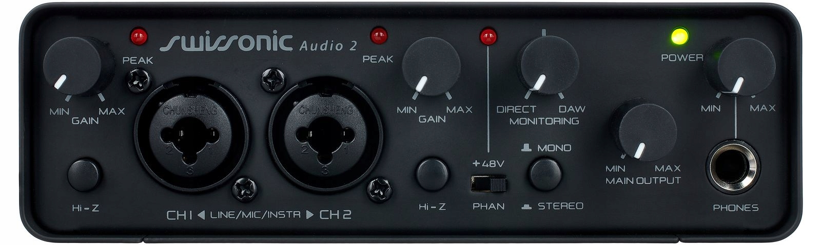 Swissonic Audio 2 - interfejs audio USB + software Kod producenta HN206300