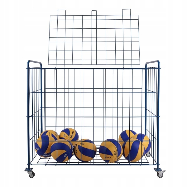 WÓZEK NA PIŁKI ZAMYKANY SKŁADANY 108x66x98 CM NIEBIESKI Marka Interplastic