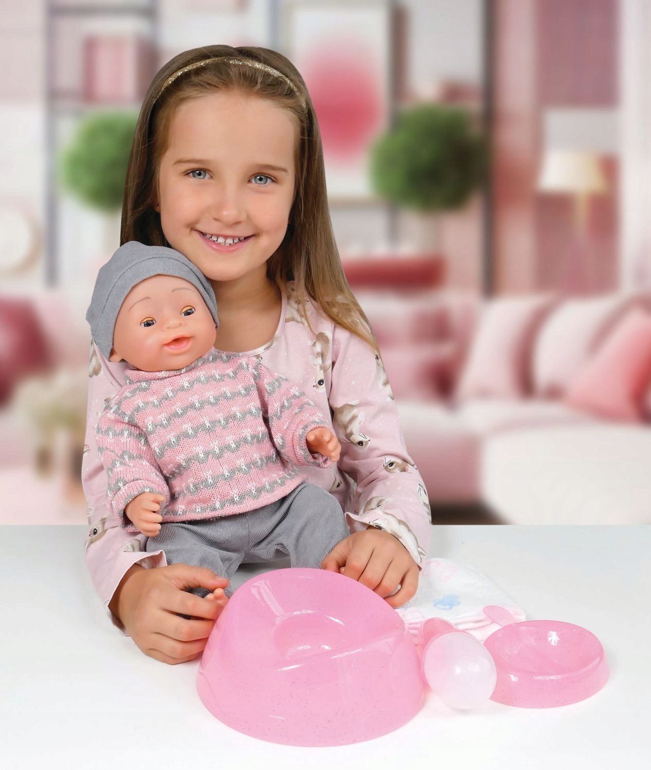 LALKA NATALIA SIKAJĄCA BOBAS 43 cm SIUSIA ŚMIEJE SIĘ GAWORZY Z NOCNIKIEM Certyfikaty, opinie, atesty CE