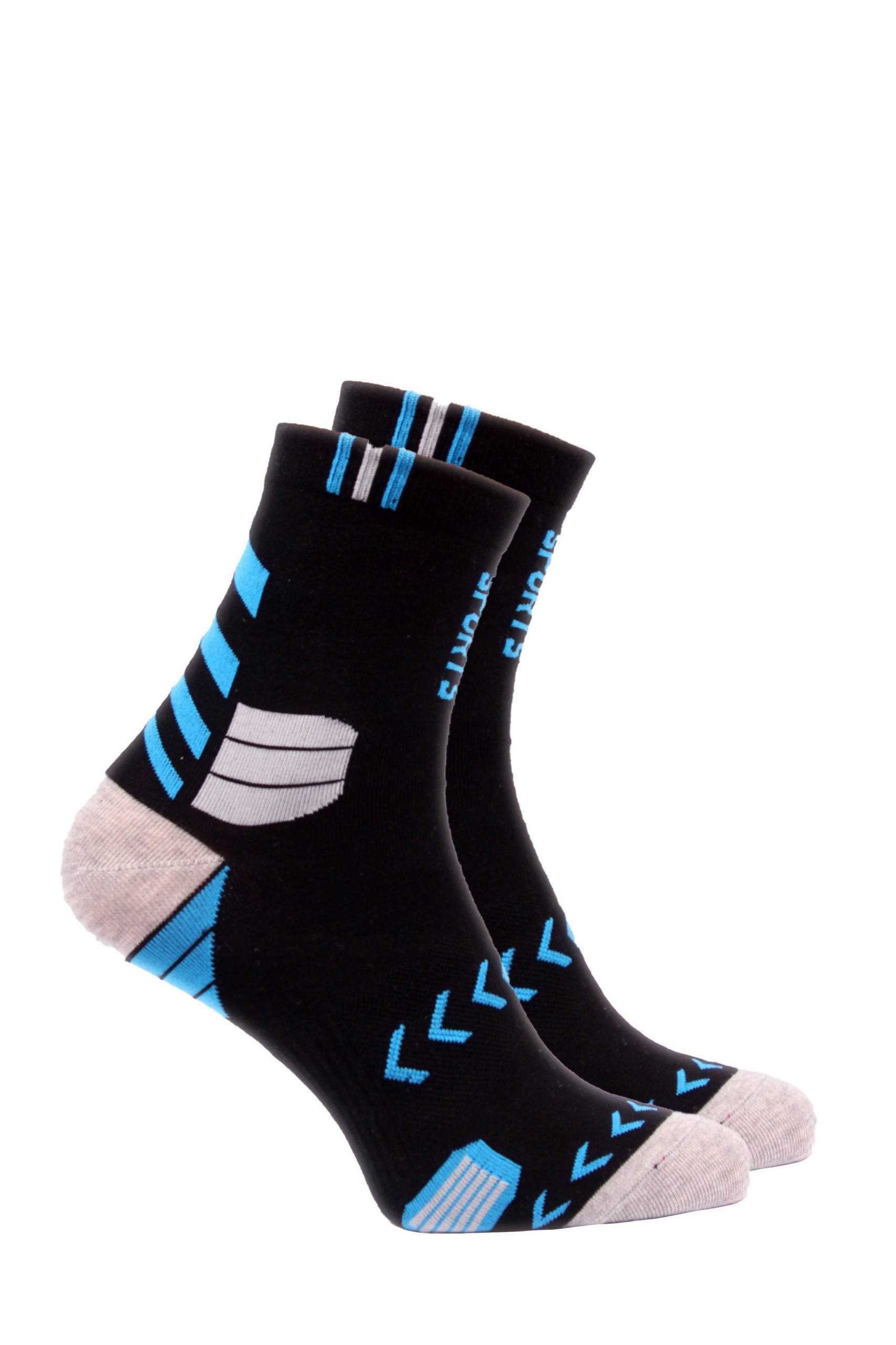 5x SKARPETY SPORTOWE - skarpetki bawełniane 42-46 Materiał dominujący bawełna