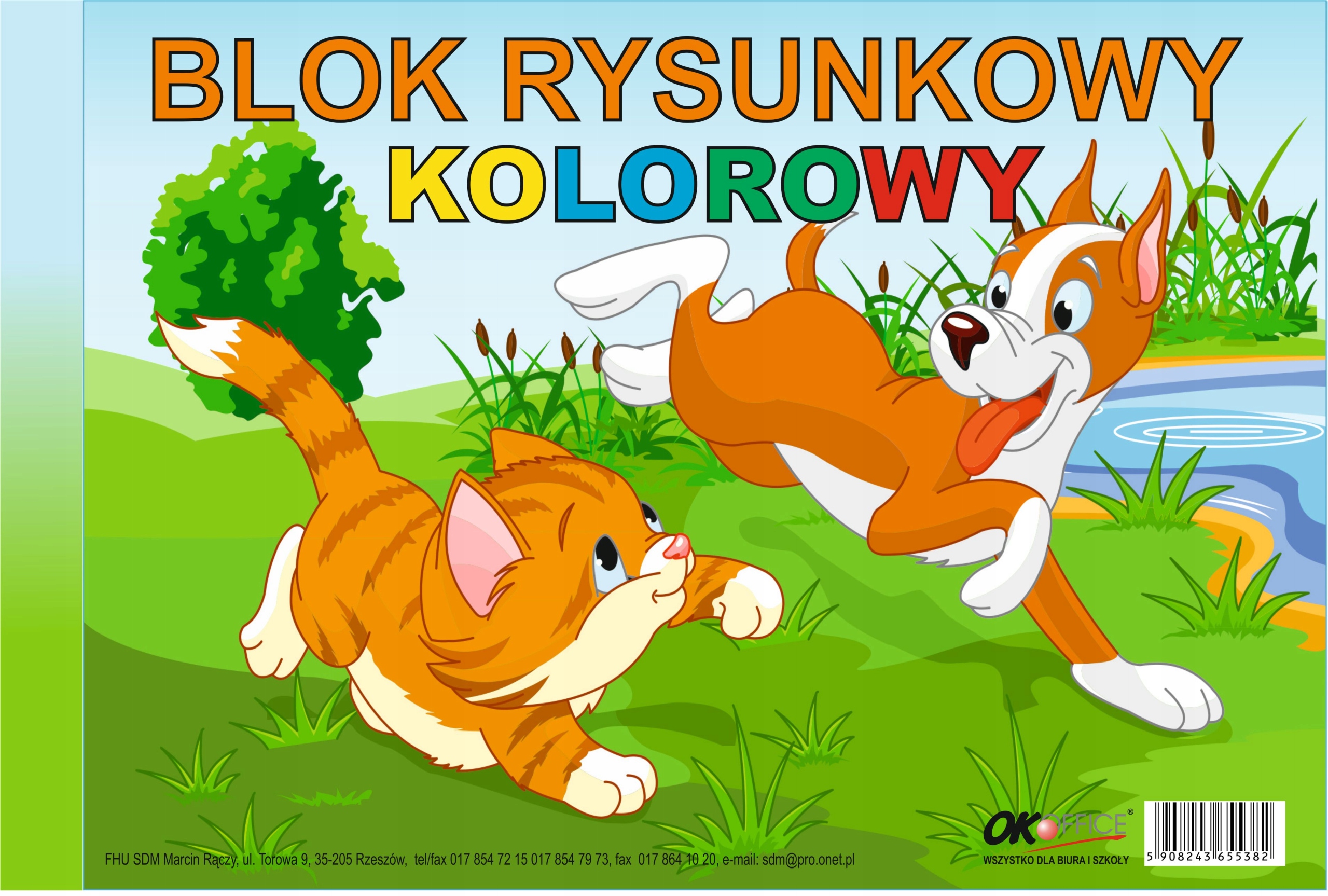 Blok Rysunkowy A4 Kolor Format A4