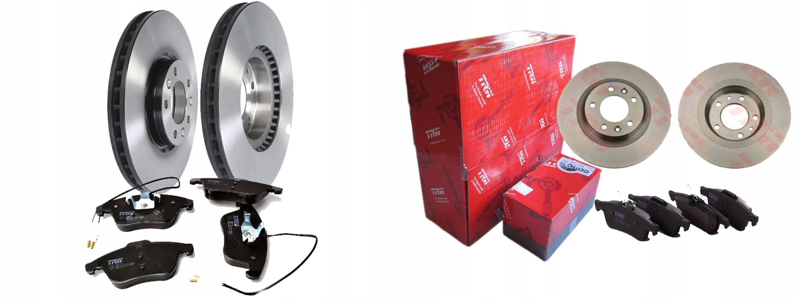 Диски колодки TRW передня задня CITROEN C5 III 304MM