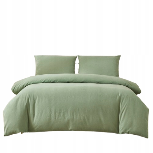 Komplet pościeli 220x200 2 poszewki 70x80 cm premium bawełna len