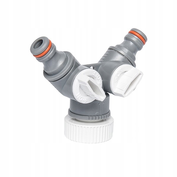 

Trójnik 2 zawory redukcja White Line Bradas