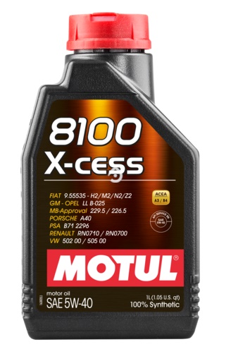 

Motul 5W40 1L. 8100 X-cess Silnikowy Olej Syntetyc
