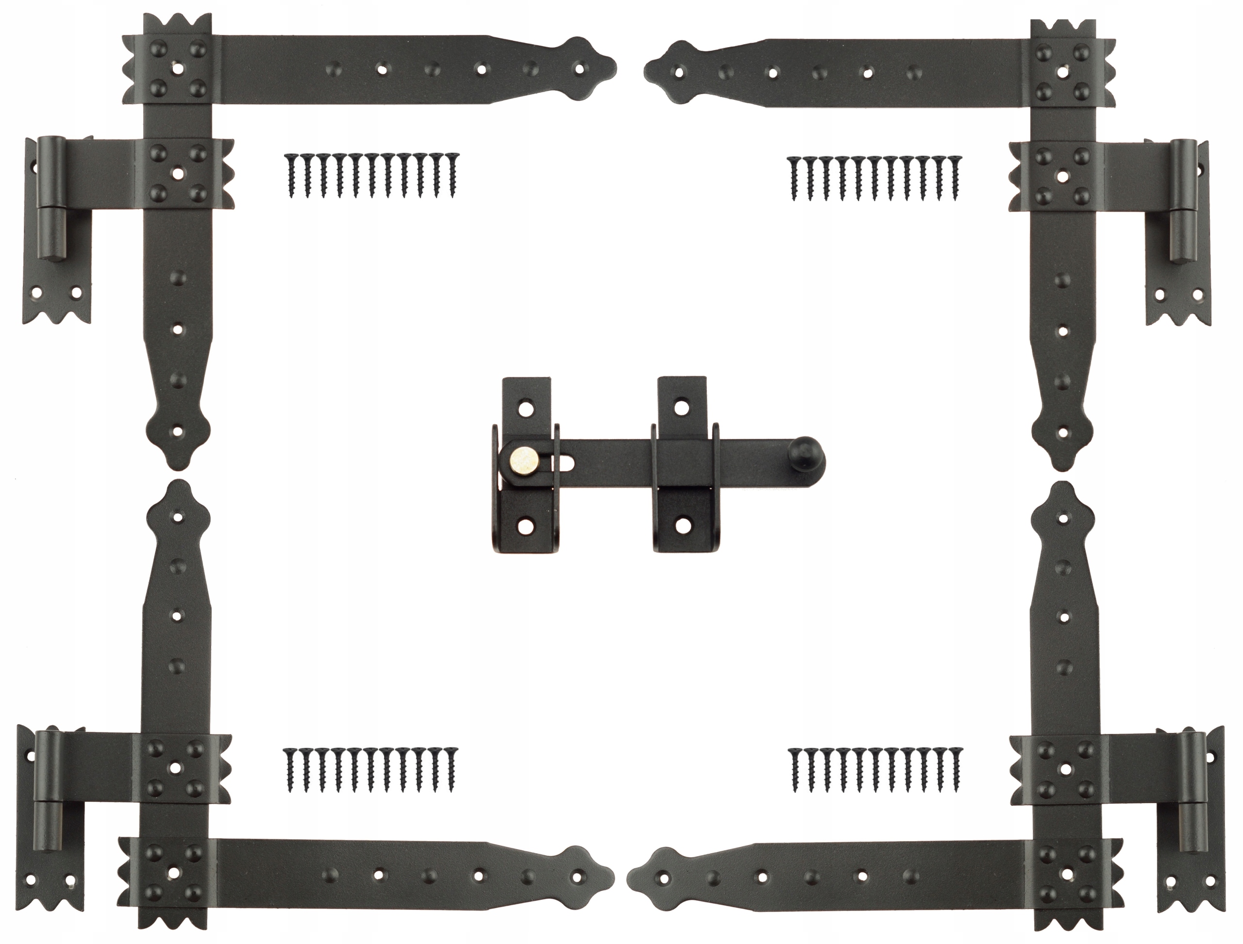 Úhlový Závěs Pro Okenice 25X23 CM Kovaný Zámek Vruty