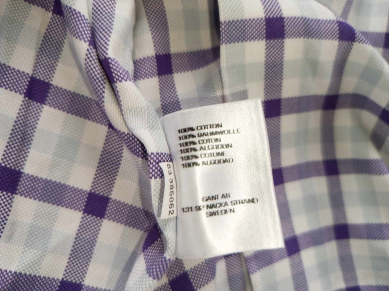 GANT OHIO OXFORD REGULAR FIT KOSZULA L Rękaw długi rękaw