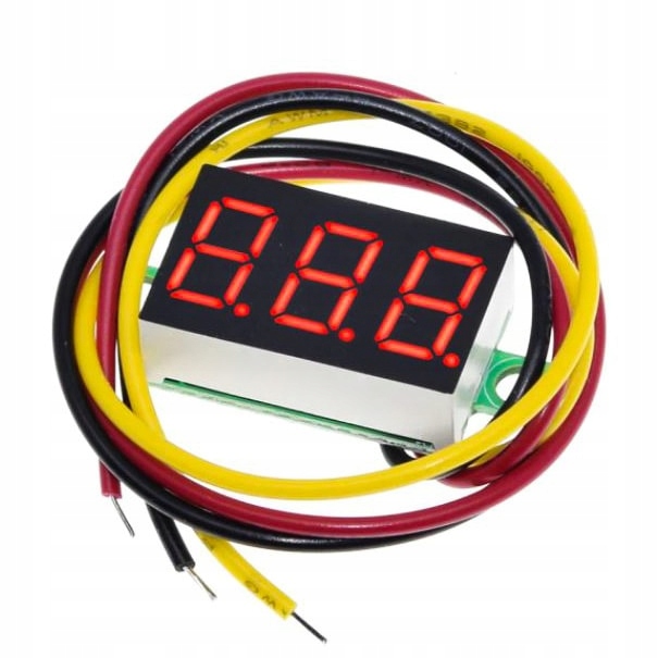 

Woltomierz DC Led miernik 0.36" czerwony