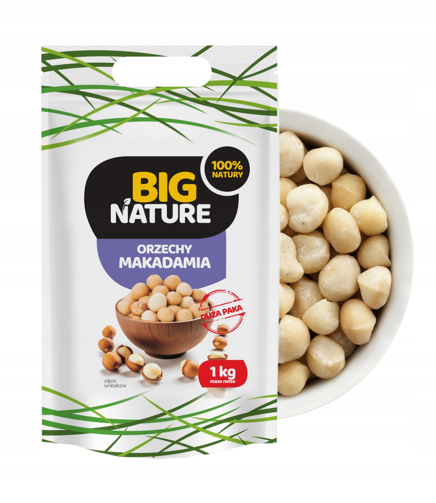Ořechy Macadamia 1 kg – Big Nature