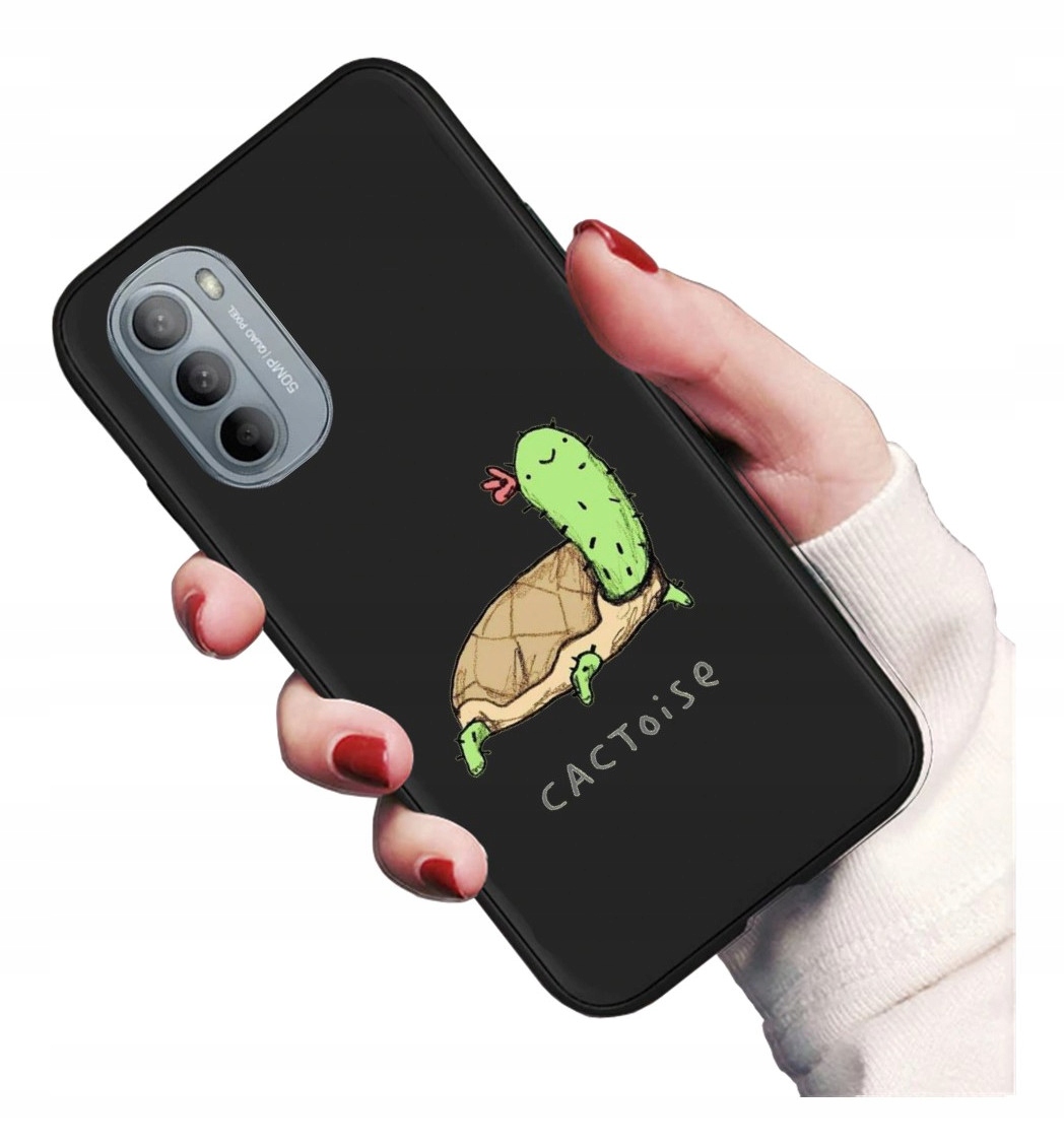 

Etui matowe do Motorola Moto G52 Nadruk