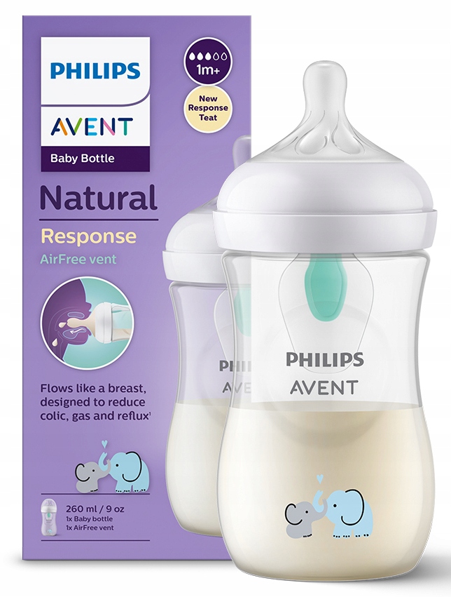 

Avent Butelka Natural Response Airfree 260ml