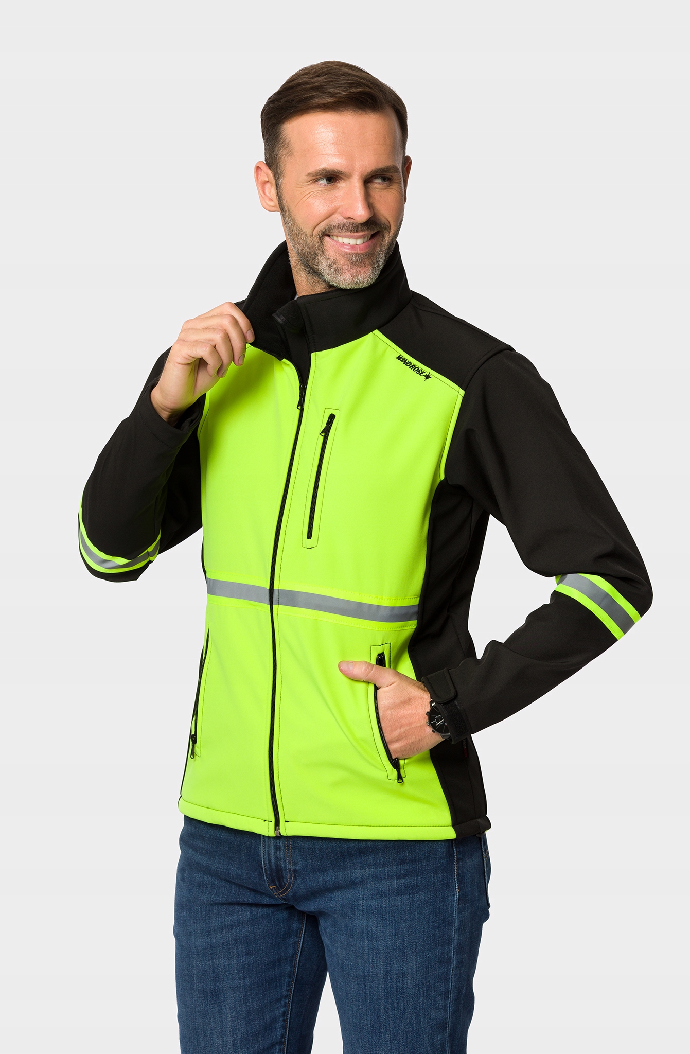 

Kurtka Wind Rose Softshell Odblaskowa XL