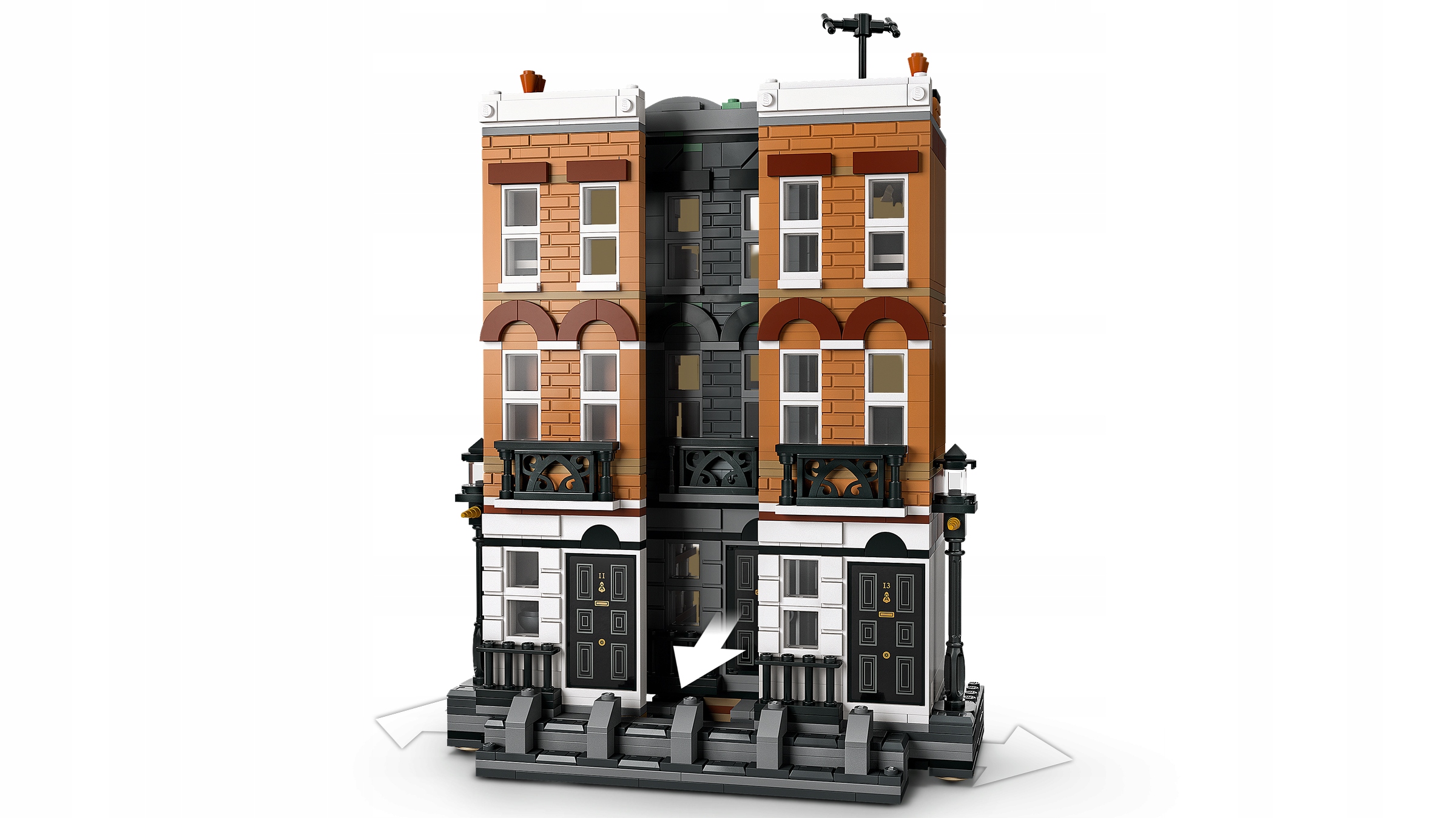 LEGO Harry Potter 76408 12 Grimmauld Place Street Ширина 37,8 см