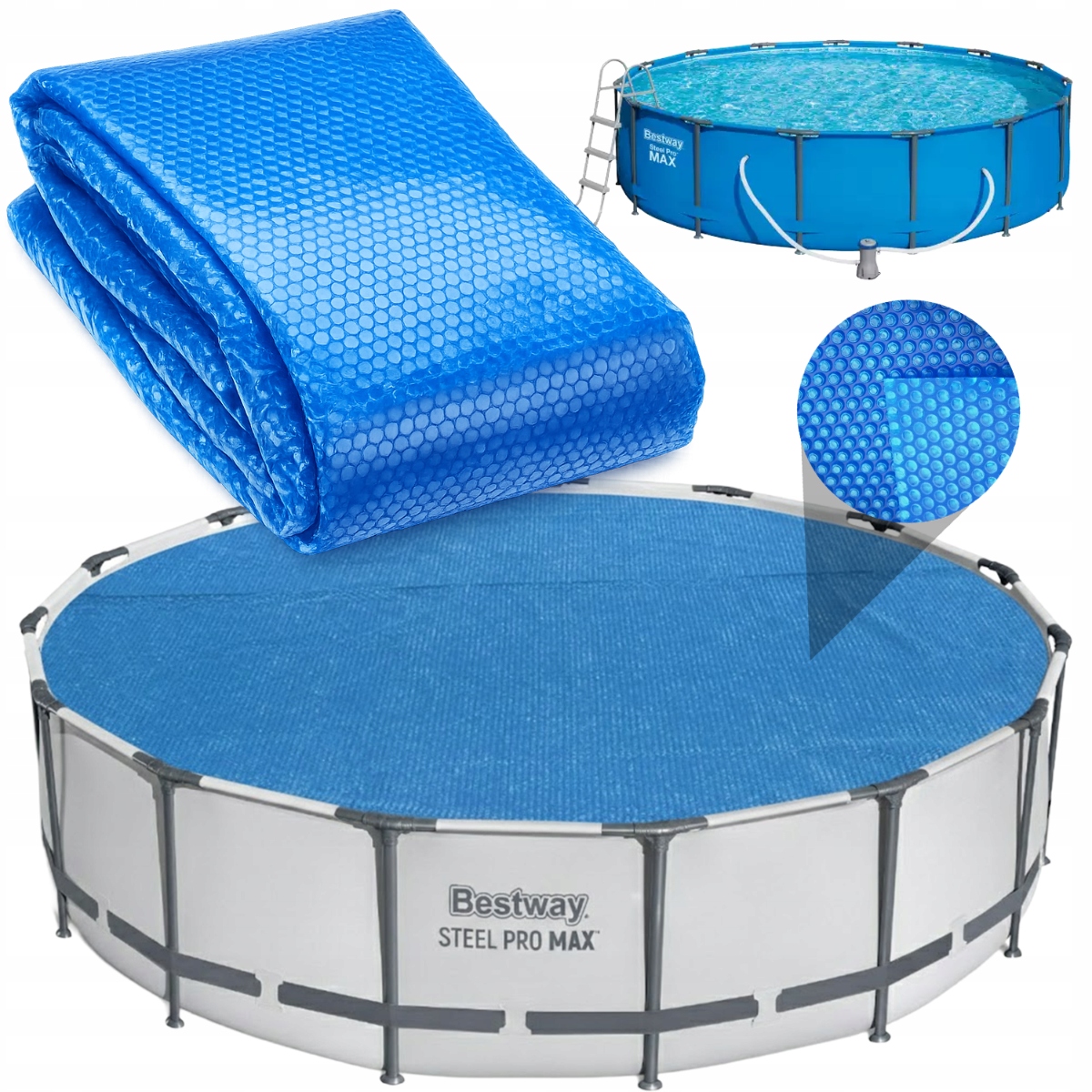 Solárna Vykurovacia Krytka S Hrubou Fóliou, Vhodná Pre Bazén Bestway 56488