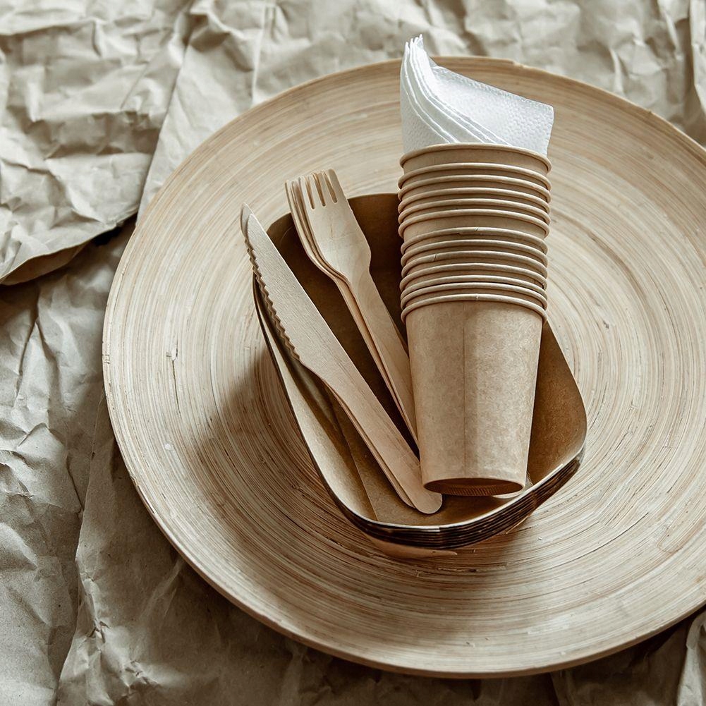 Łyżki drewniane jednorazowe EKOLOGICZNE 100 sztuk Kod producenta 432442