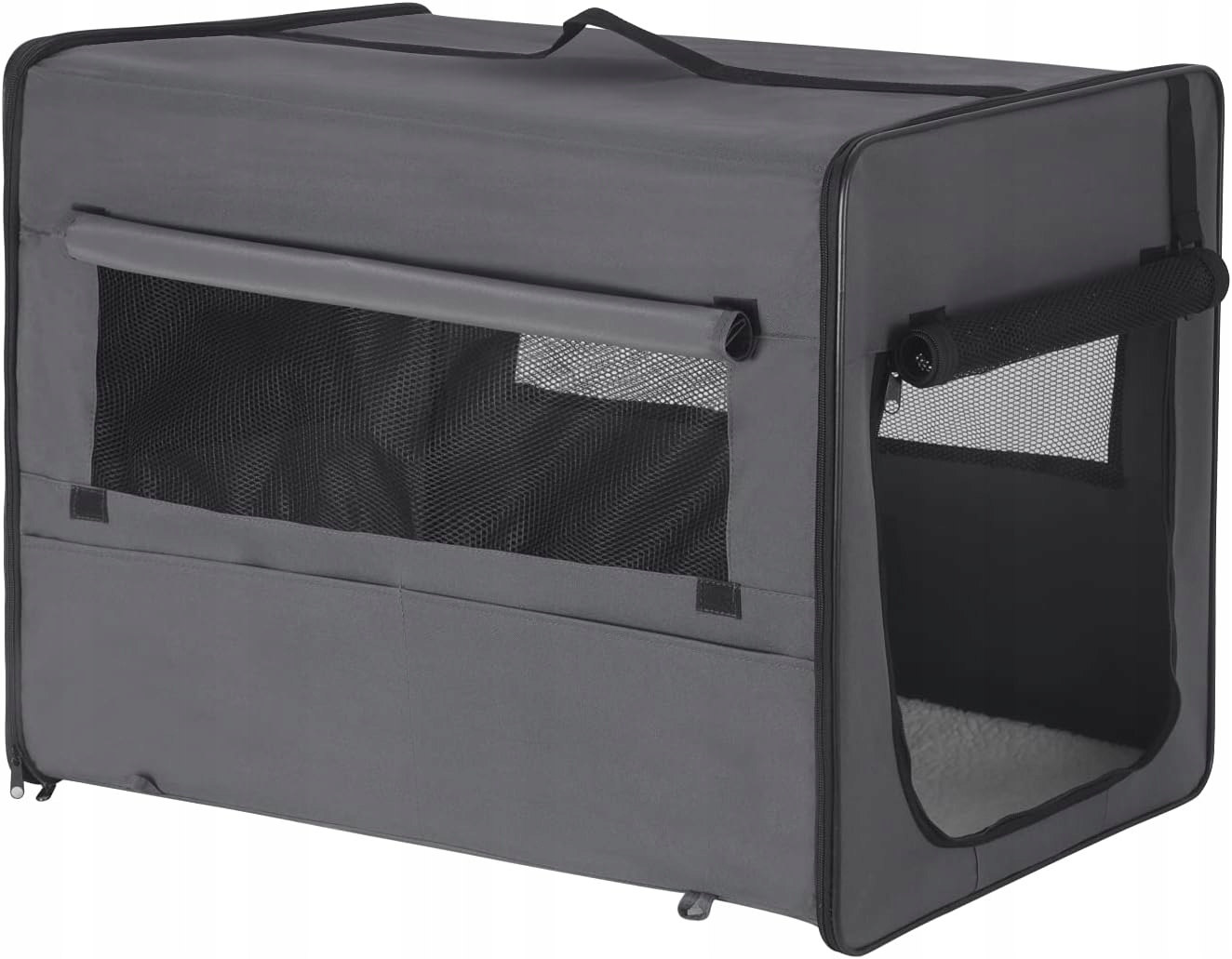 Transporter Torba transportowa tkanina Eugad S/m 61x51x46 cm składany szary