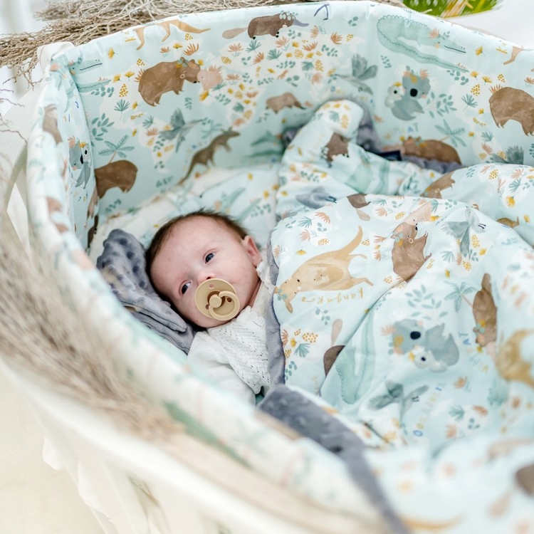 La Millou Kocyk Średniaka Boho Palms dziecięcy Długość (cm) 100 cm