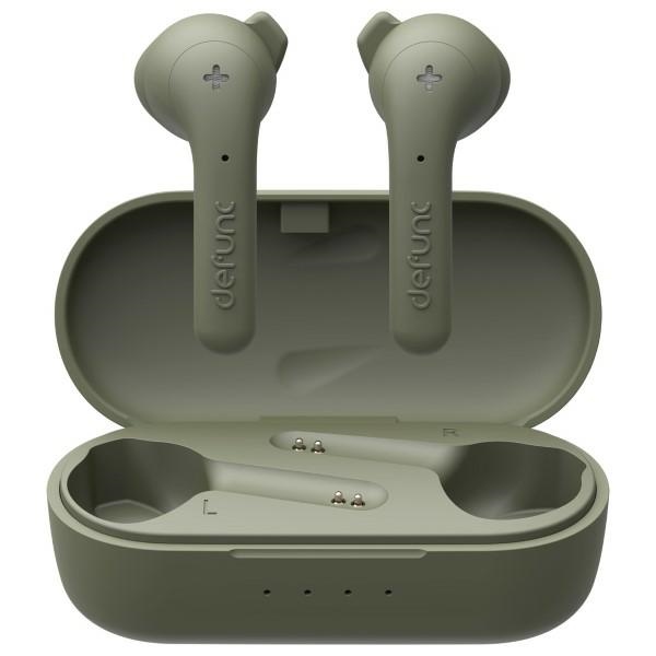 DeFunc Bluetooth sluchátka 5.0 True Basic bezdrátová zelená/zelená 71963