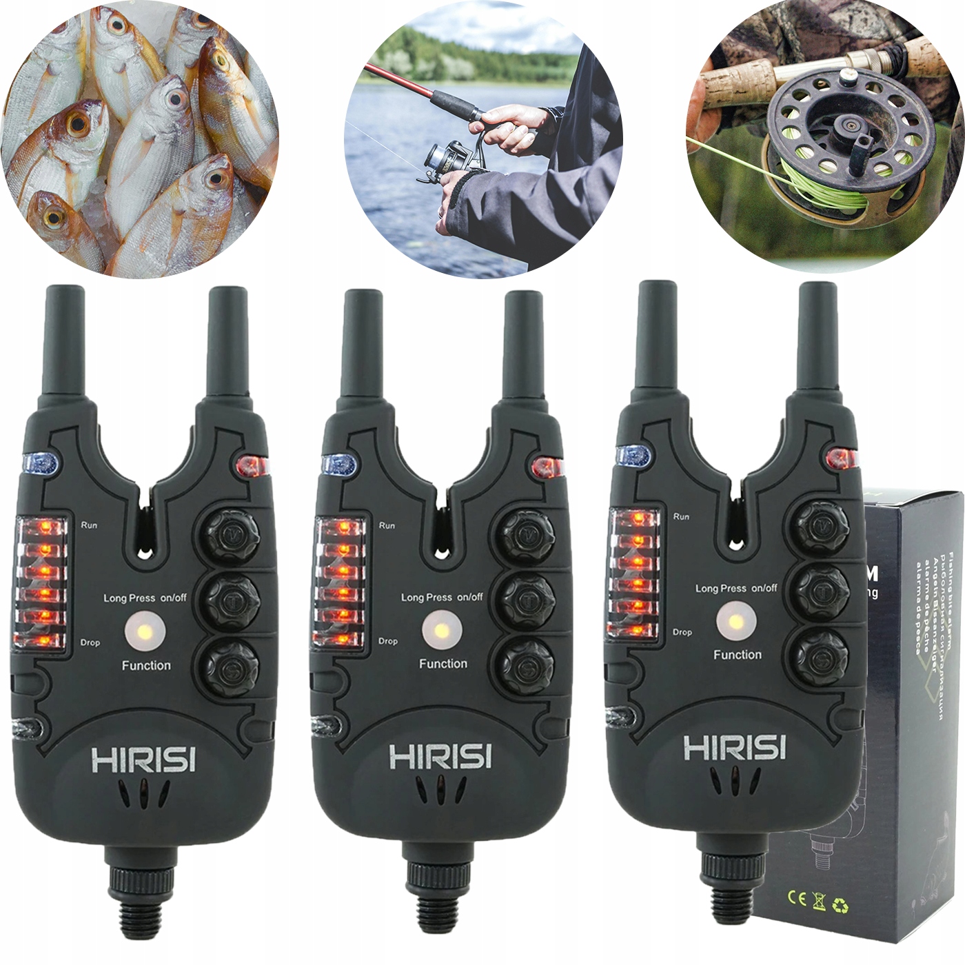 Proseionální Signalizátor Záběru Na Prut Led Vibrace Senzor Signalizátor 3